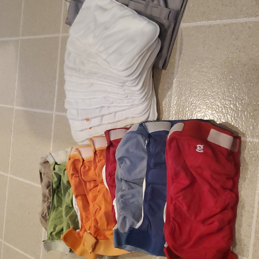 G Cloth Diapers, size Med 13-28lbs